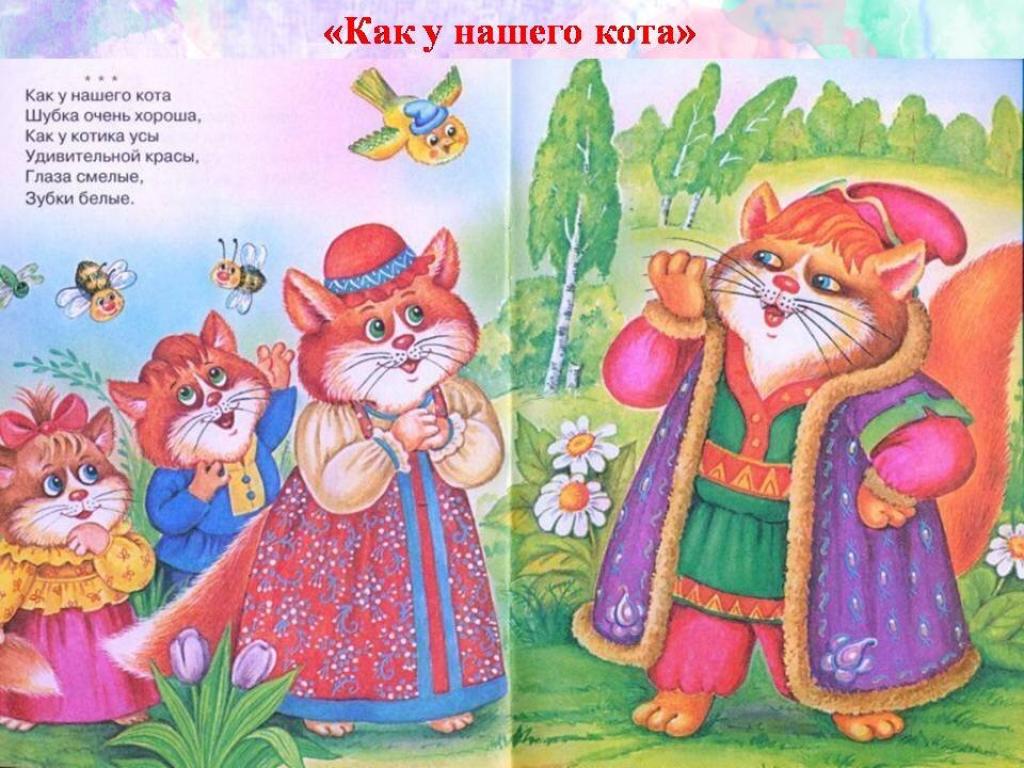 Иллюстрация потешек. Как у нашего кота. Как у нашего кота шубка очень хороша. Как у нашего кота шубка очень. Потешки про котика для детей.